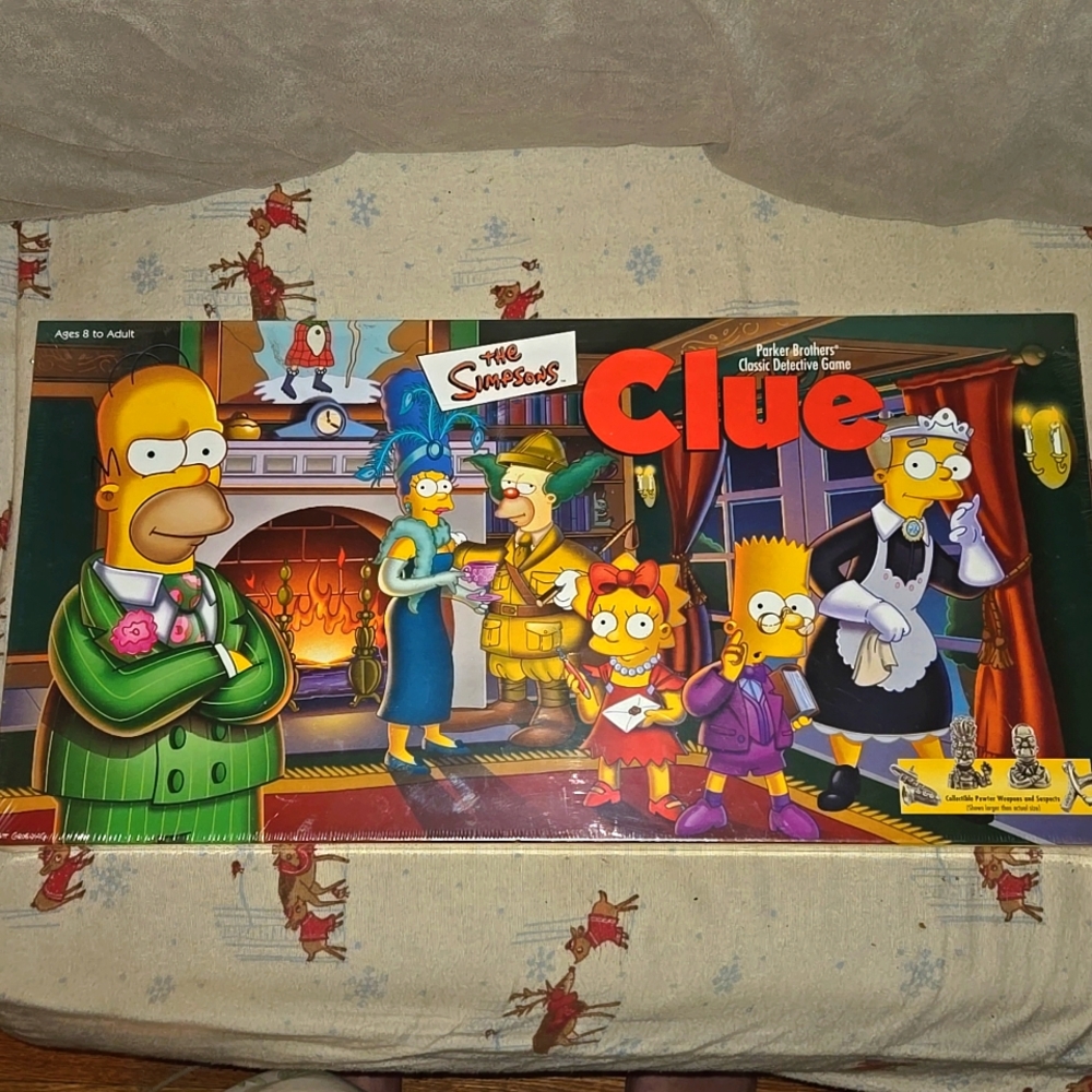 Vintage Sealed First Edition The Simpsons Clue